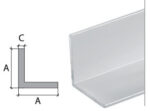L profiil nurk 30x20x1.0mm  alumiinium - Image 2
