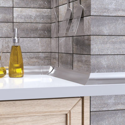 Anodeeritud alumiiniumist köögitöölaua servaprofiil (nõgus) L=3m